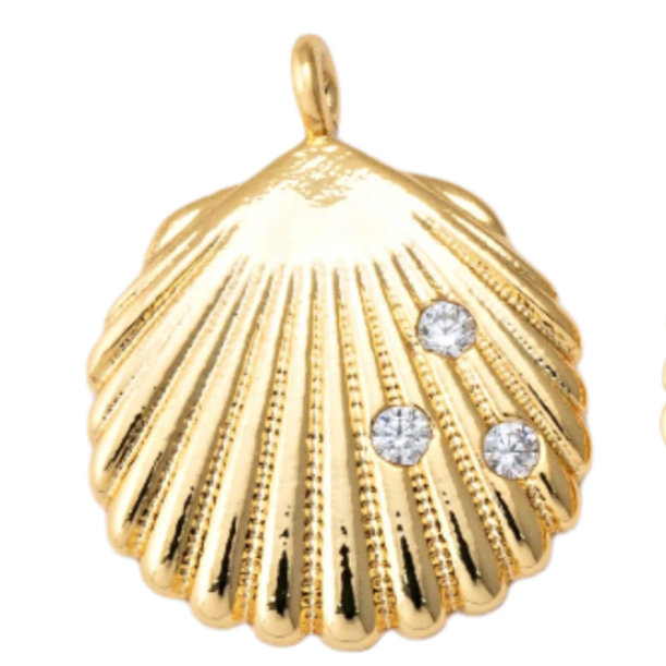 Shell CZ Charm