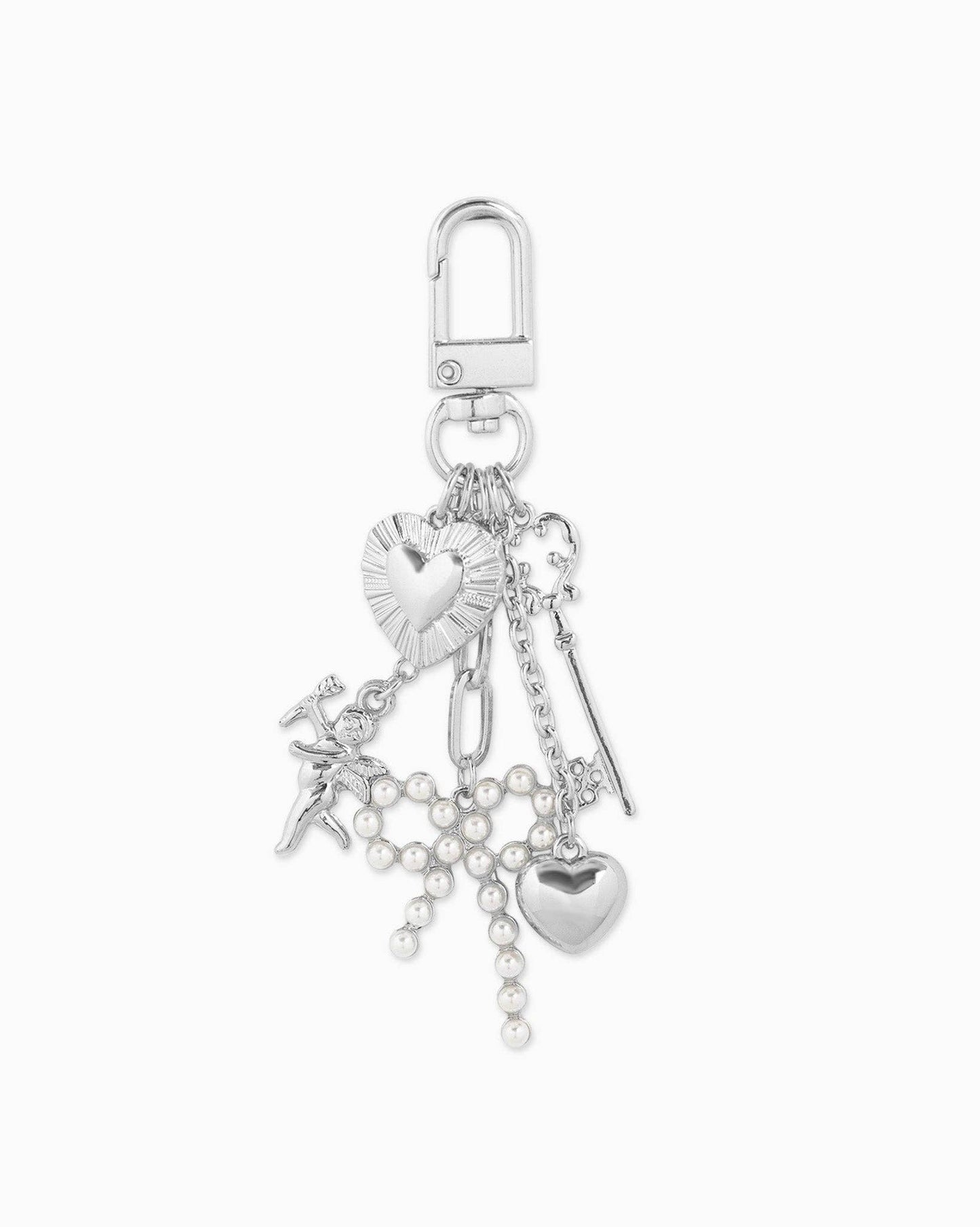 Fallen Angel Bag Charm - Silver