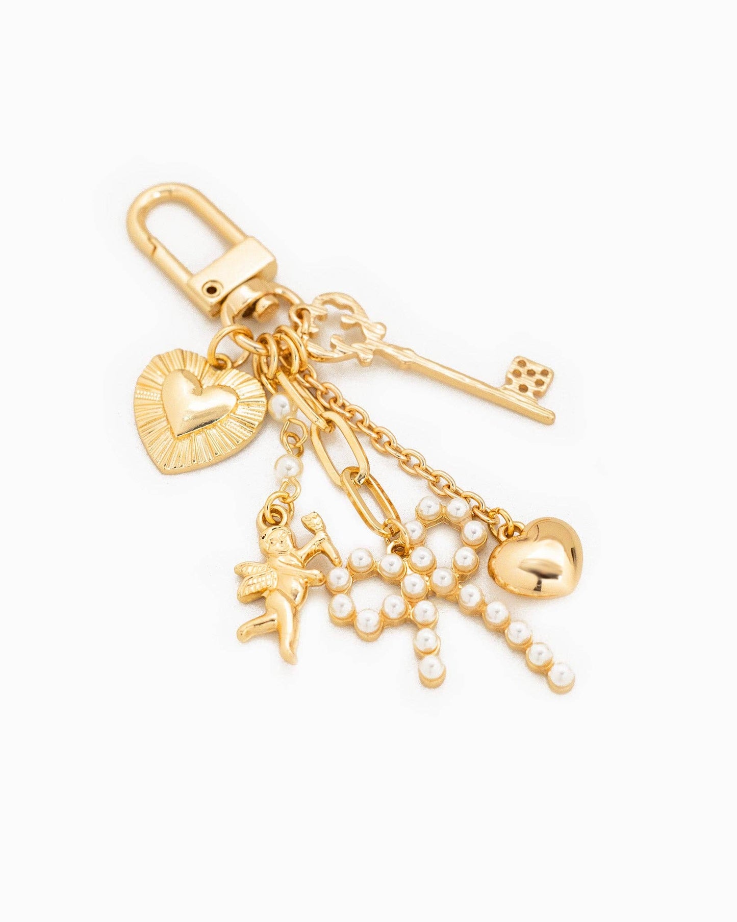 Fallen Angel Bag Charm - Silver