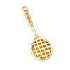 Sports Tennis Racket Charm