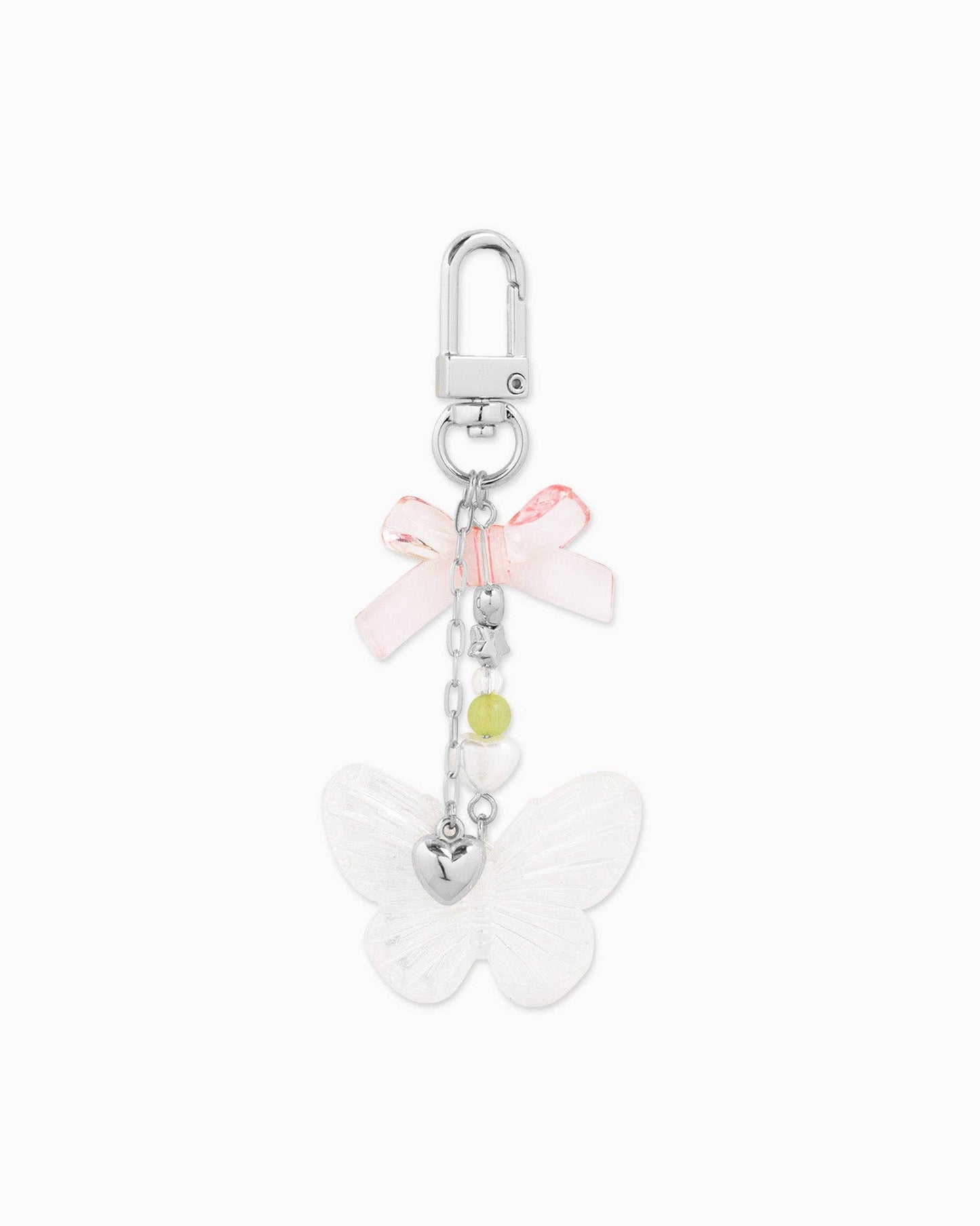 Butterfly Dream Bag Charm - Silver