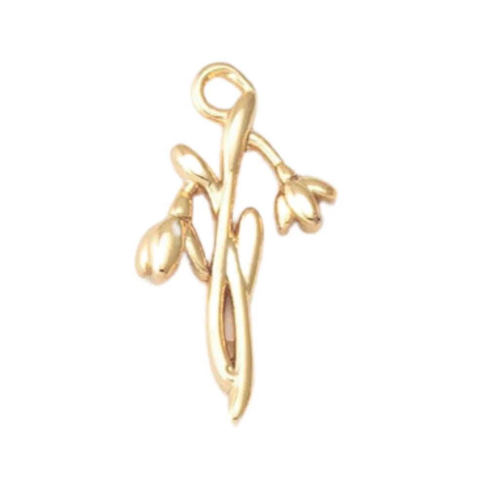 Birth Flower Charm