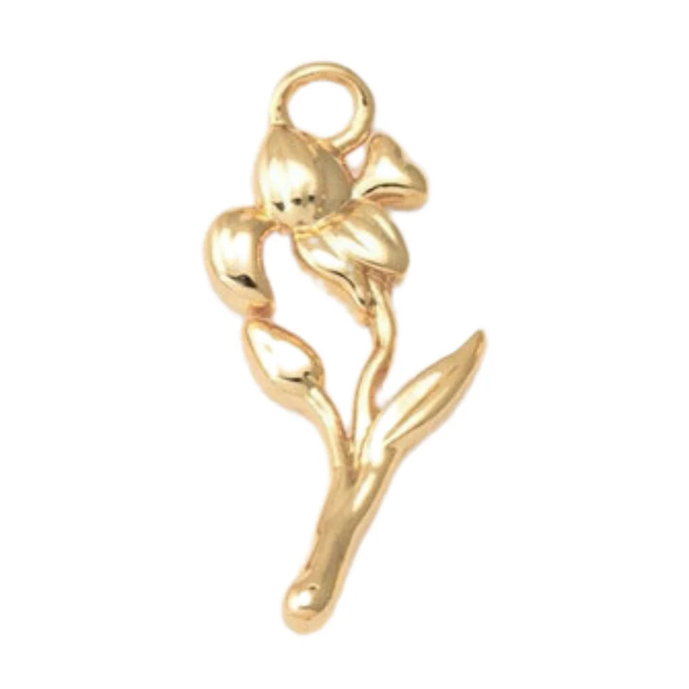 Birth Flower Charm