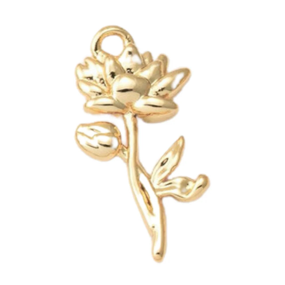 Birth Flower Charm