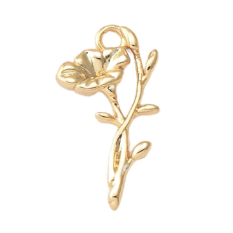 Birth Flower Charm