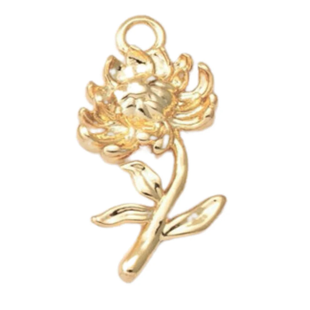 Birth Flower Charm