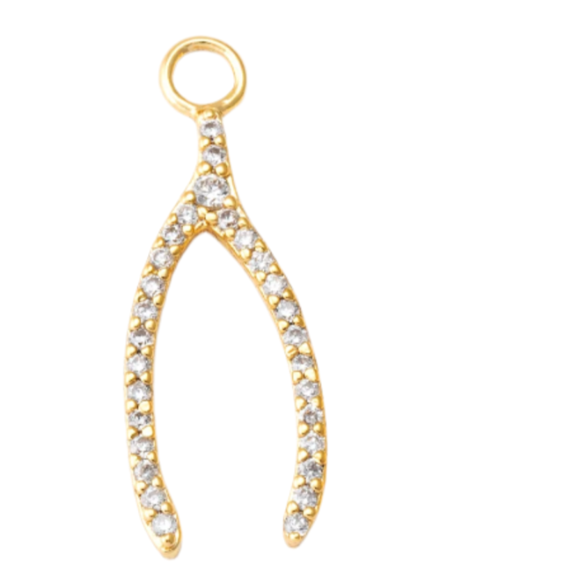 Wishbone Charm