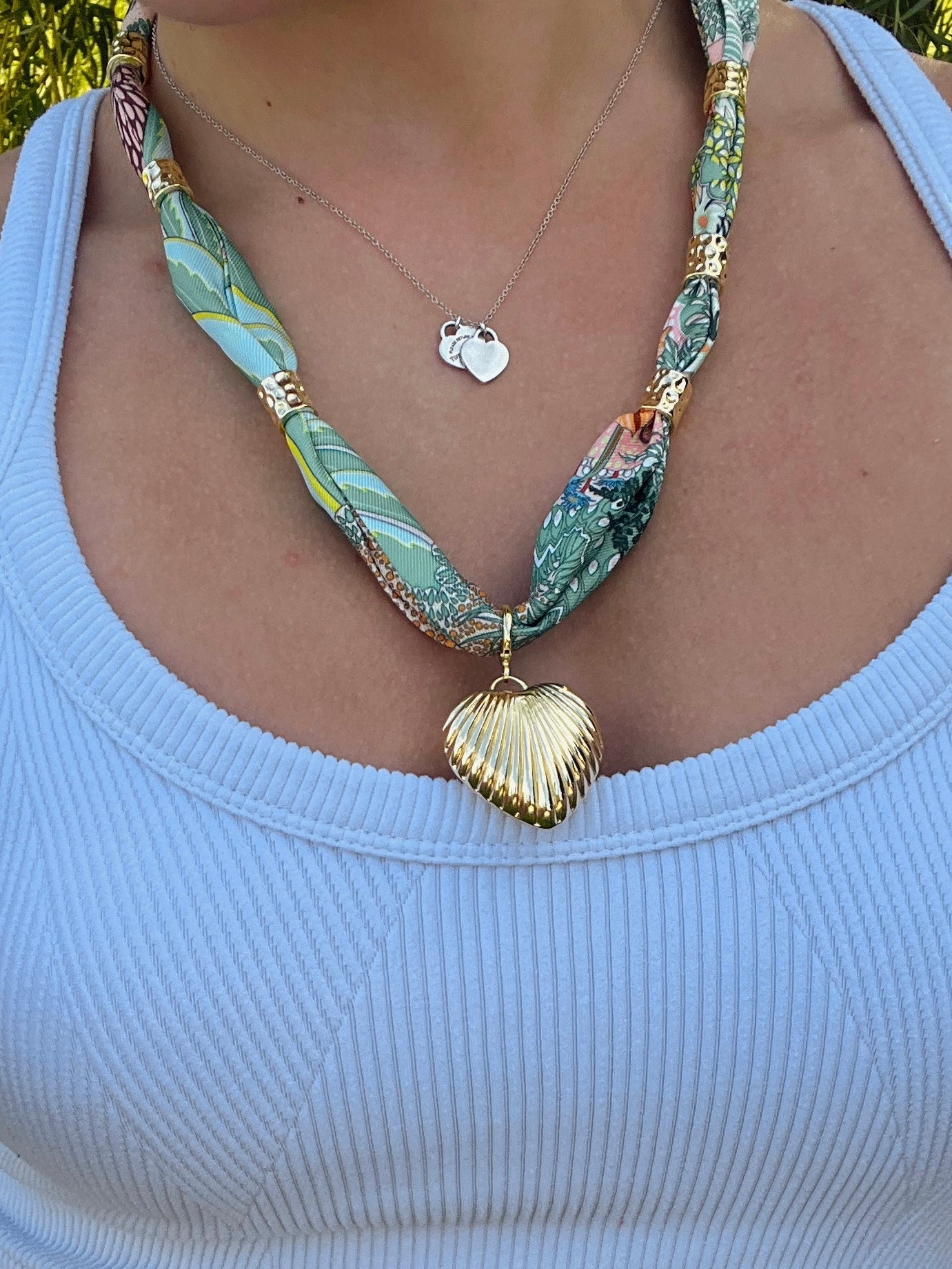 Tahiti Scarf Necklace