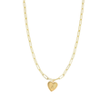 Heart Initial Necklace