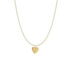 Heart Initial Necklace
