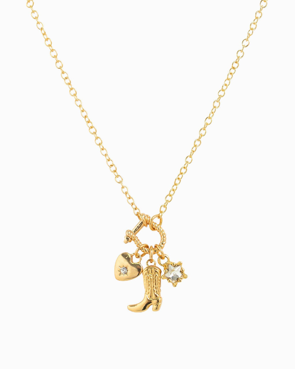 Western Star Rope Carabiner Necklace