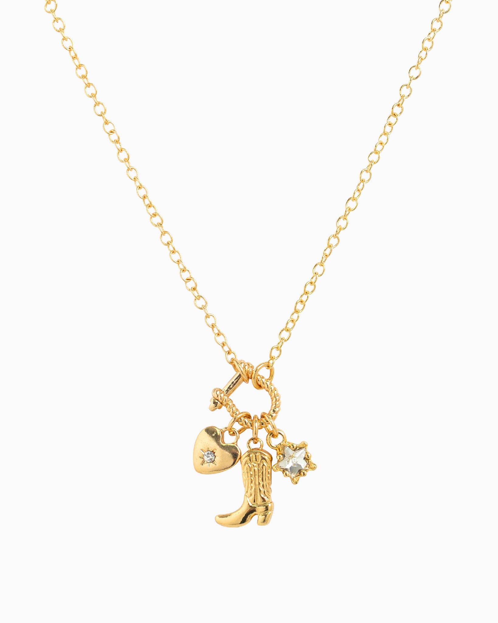 Western Star Rope Carabiner Necklace