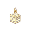Dice CZ Charm