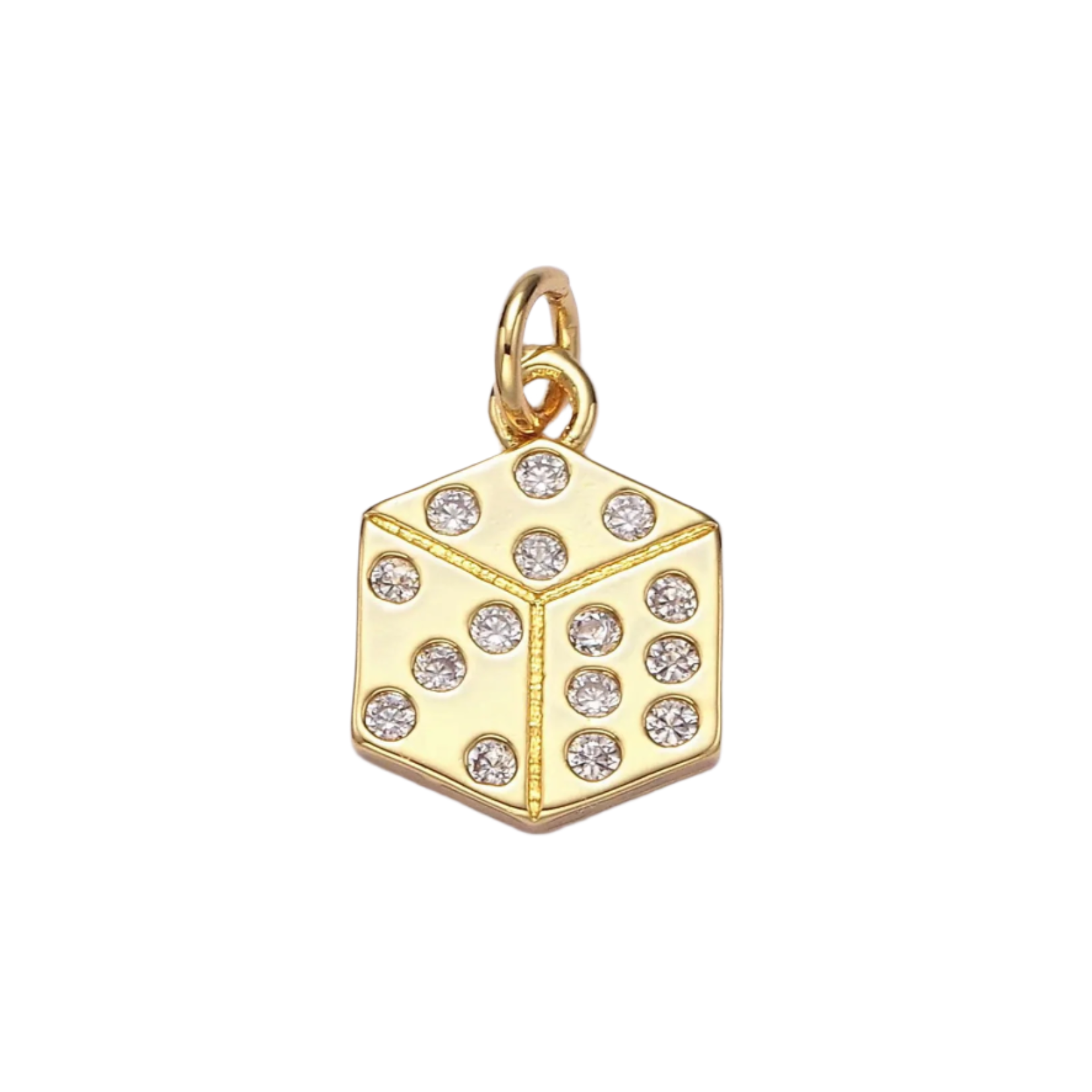 Dice CZ Charm