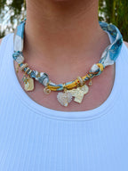 Blair Multi Charm Scarf Necklace