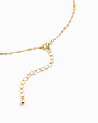 Lace Bow Ball Station Necklace