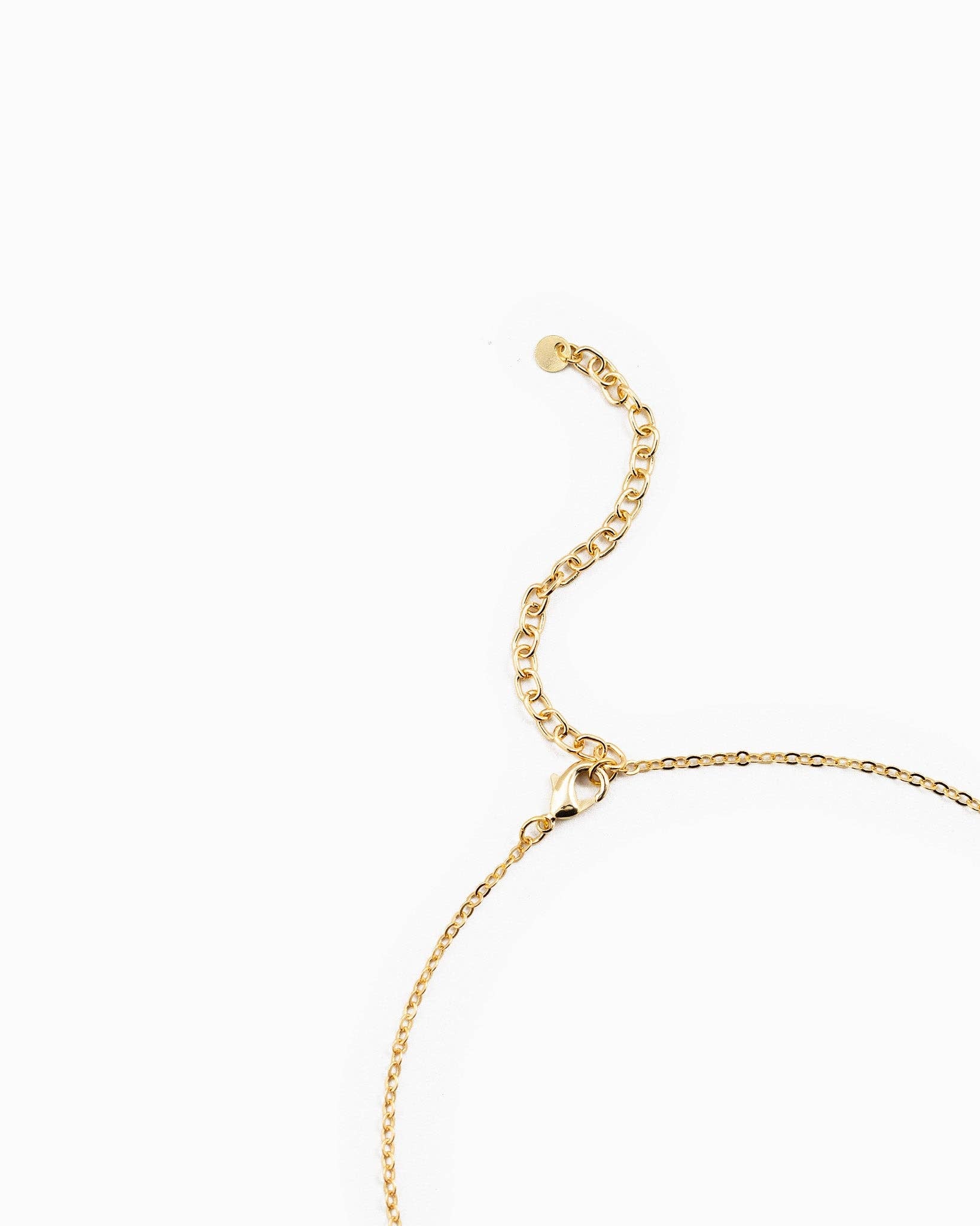 Vintage Grace Gold Necklace - Blue