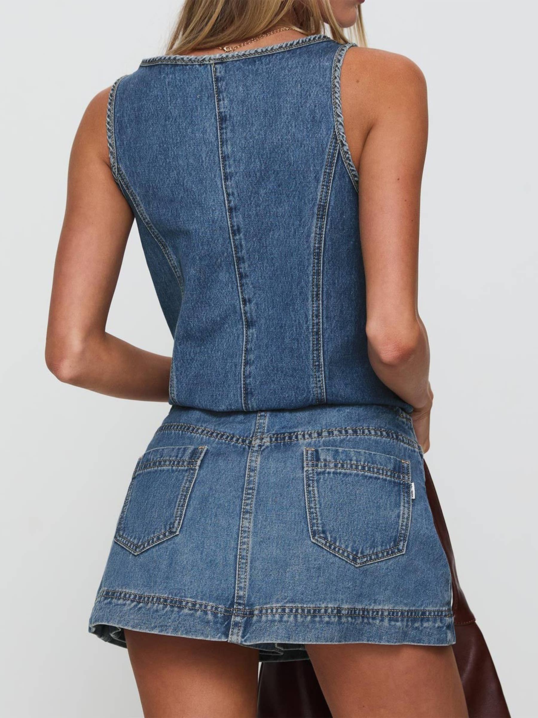 Denim Matching Set